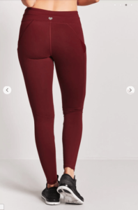 The Active Mesh Pocket Leggings - back view