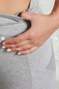 Active Heathered Knit Leggings - leggings with pockets forever 21