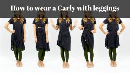 how to wear a carly with leggings